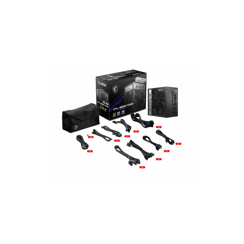 FUENTE DE ALIMENTACION ATX 850W MSI MPG A850G PCIE5