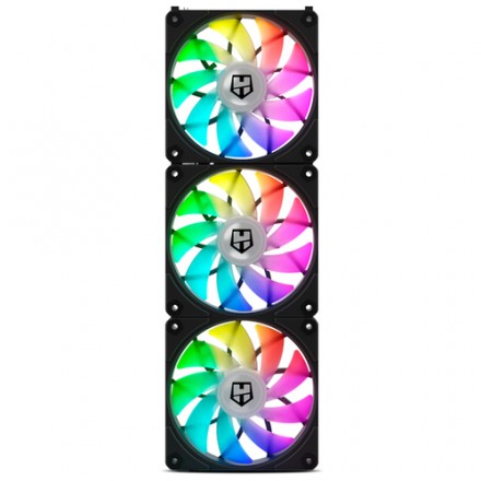 VENTILADOR 120X120 NOX EASY LINK BLACK PACK 3 UD