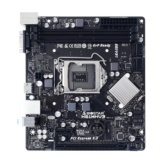Placa Base Biostar H61mhv3 Matx Lga1155