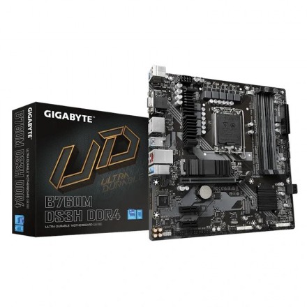 Gigabyte placa base b760m ds3h ddr4  matx lga1700
