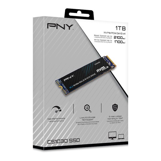 Pny cs1030 ssd 1tb m.2 nvme pcie gen3