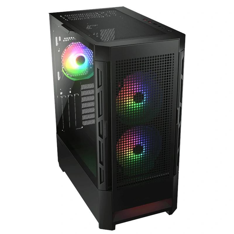 Cougar caja miditorre airface rgb negro