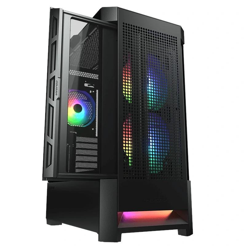 Cougar caja miditorre airface rgb negro