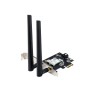 Asus pce-ax1800 adaptador wifi6 pcie dual  bt5.2