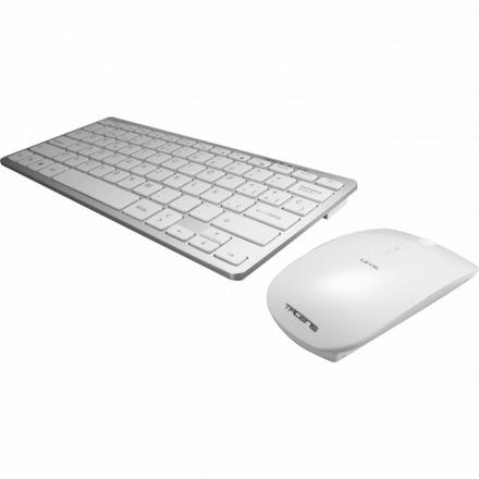 Tacens levis teclado+ratón inalámbrico blanco ultr