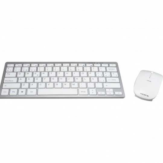 Tacens levis teclado+ratón inalámbrico blanco ultr