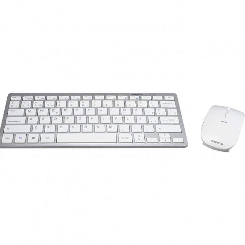 Tacens levis teclado+ratón inalámbrico blanco ultr