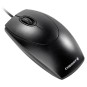 Cherry ratón óptico negro ps/2-usb