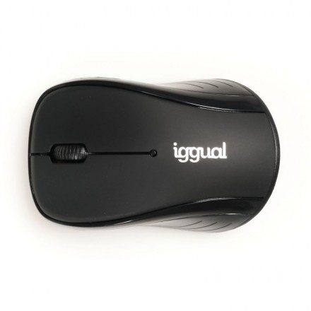 Iggual ratón inalámbrico wom-basic-1600dpi negro