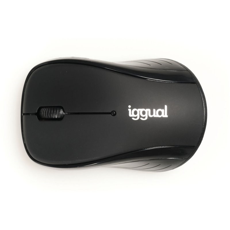 Iggual ratón inalámbrico wom-basic-1600dpi negro
