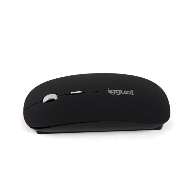 Iggual ratón bluetooth bom-1600dpi negro