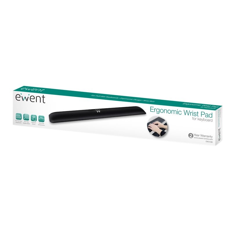 Ewent ew3180 reposa muñecas ergonómico negro