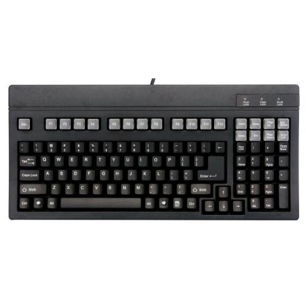 Mustek teclado tpv ack-700u  negro usb 105 teclas