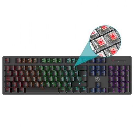 Hiditec teclado gaming gk400 mecanico