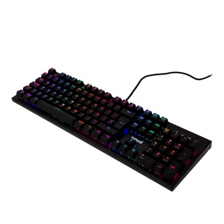 Iggual teclado gaming mecánico obsidian rgb negro