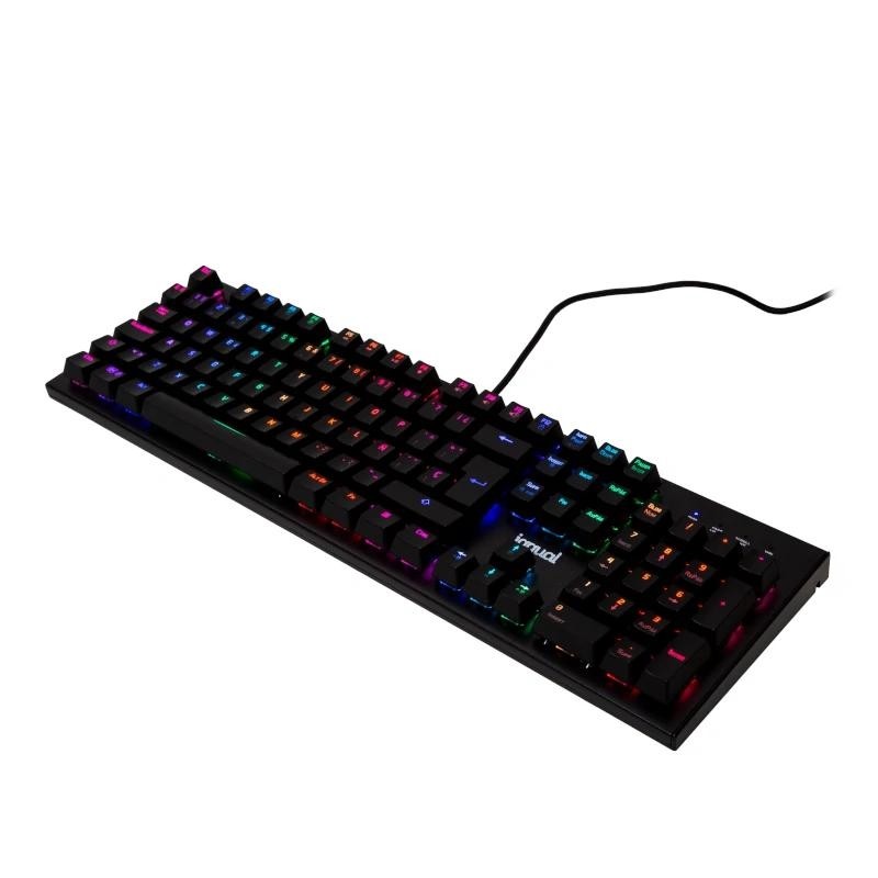 Iggual teclado gaming mecánico obsidian rgb negro