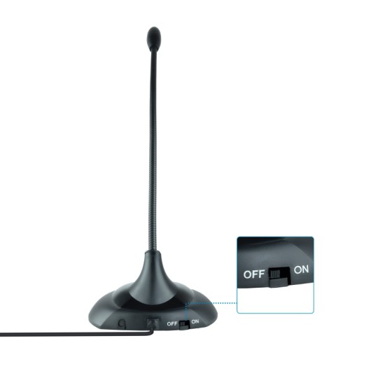 Tooq micrófono multimedia tqmm-213