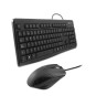 Coolbox kit teclado + raton usb con cable