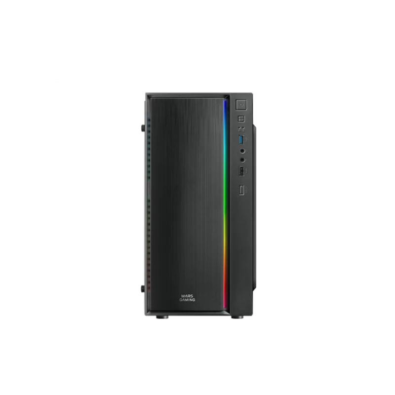 Mars gaming caja m-atx  mcm x 16xargb 1x8cm