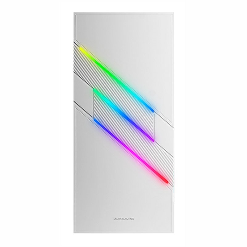 Mars gaming caja atx mc-u3 12cm argb fan white