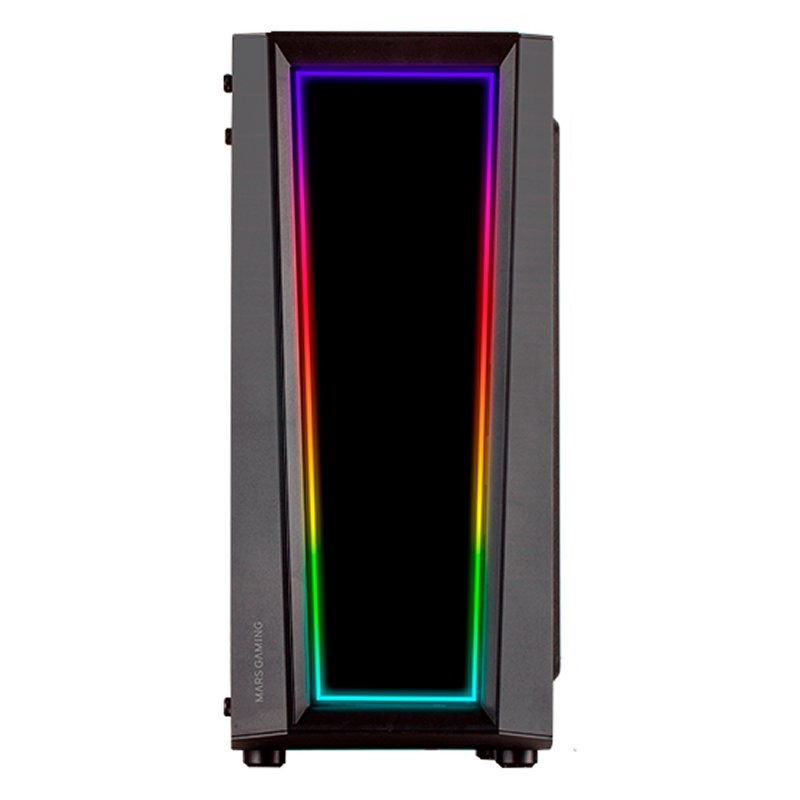 Mars gaming caja atx  mc-art 12cm frgb black
