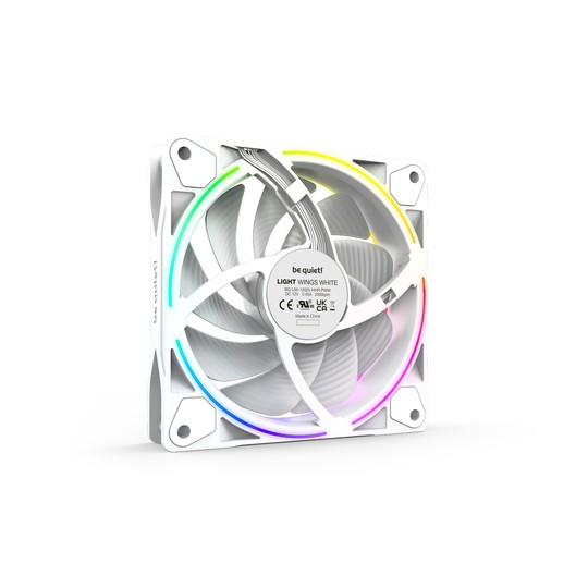 VENTILADOR 120X120 BE QUIET LIGHT WINGS HIGH SPEED WHITE