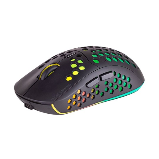 Mars gaming raton inalámbrico mmw3  79g  black
