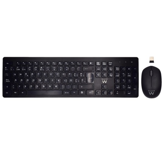 Ewent teclado+ratón inalámbrico ew3256 negro
