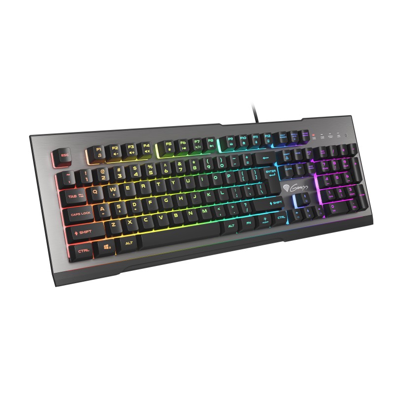Teclado gaming genesis rhod 500 rgb retroiluminado layout español