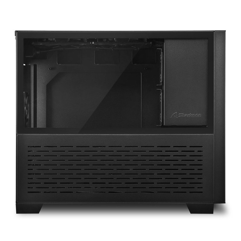 Caja ordenador gaming sharkoon ms - z1000 matx 2 x usb3.0 sin fuente negro