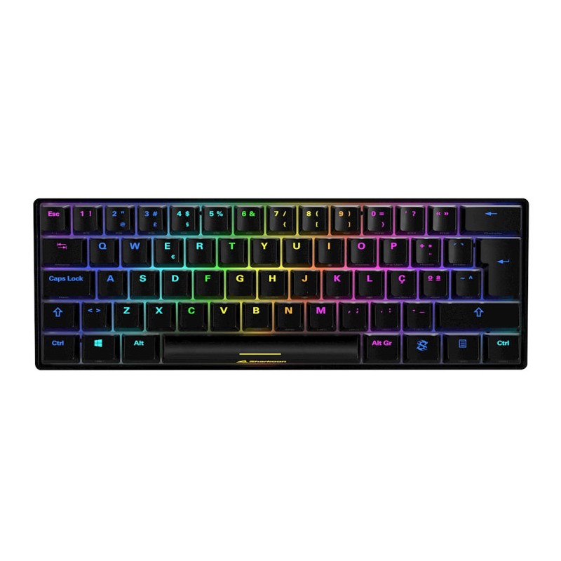 Teclado gaming sharkoon skiller sgk50 s4 kailh red negro