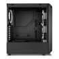 Caja ordenador gaming sharkoon tk5m atx 2 x usb 3.2 1 x usb tipo c 4 x 120mm rgb negro