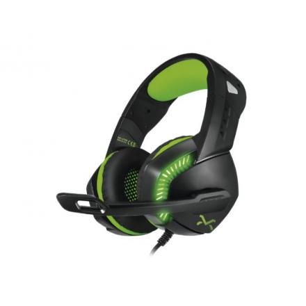 Auricular Gaming Leyon Negro/verde Droxio