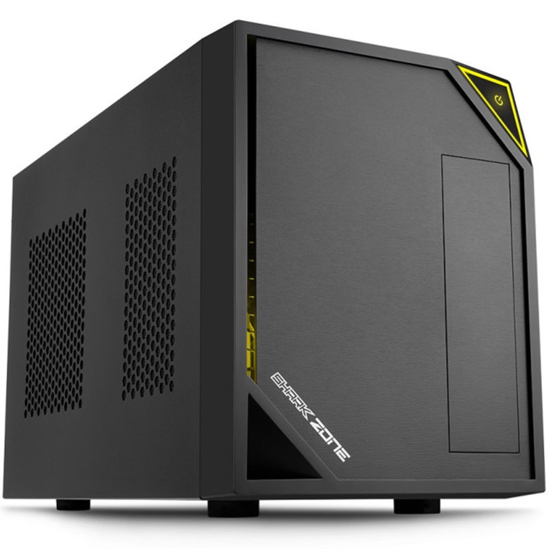 Caja sharkoon zone c10 mitx 2xusb3.0 sin fuente negro