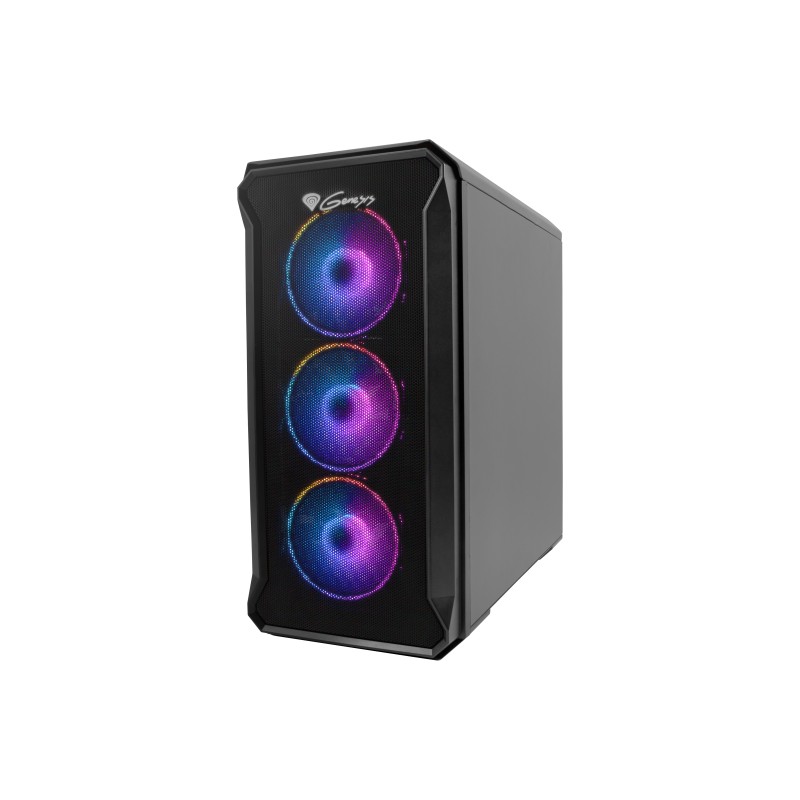 Caja gaming genesis irid 503 argb matx 1xusb 3.0 2xusb 2.0 s - f cristal templado