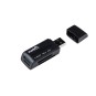 Lector de tarjetas natec mini ant 3 sdhc mmc m2 microsd usb 2.0 negro