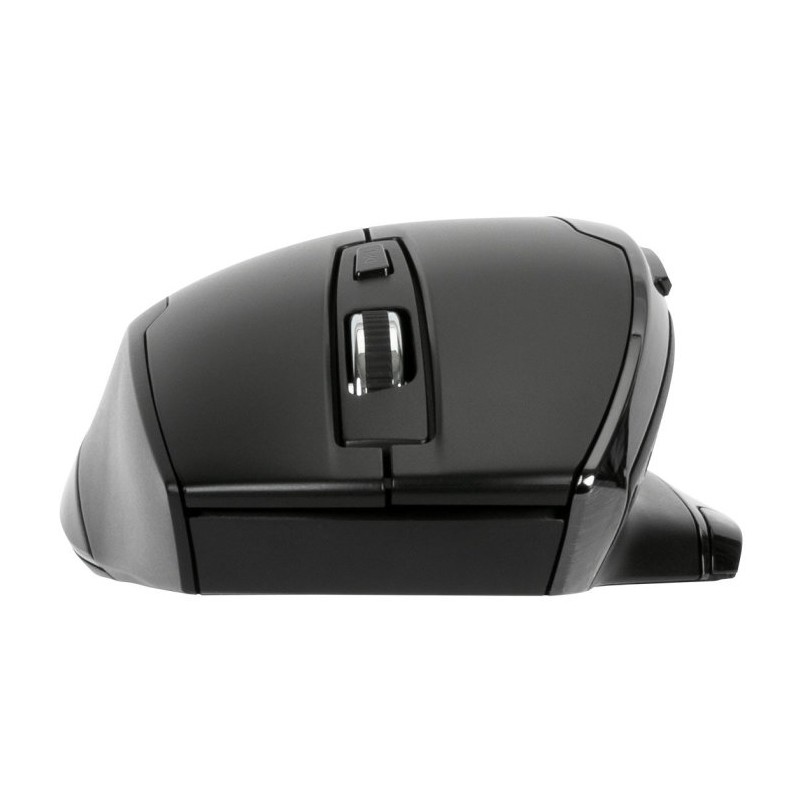 Mouse raton ergonomico targus bluetrace wireless inalambrico antimicrobiano negro
