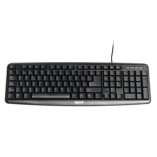 Iggual teclado estándar ck-basic-105t negro