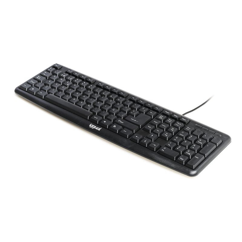Iggual teclado estándar ck-basic-105t negro
