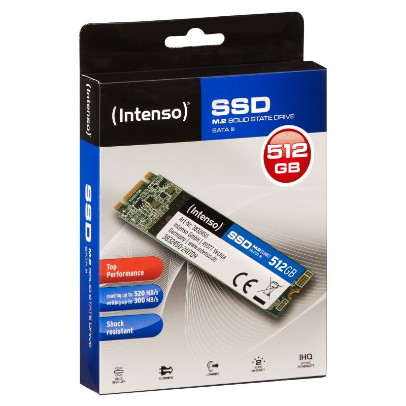 Intenso 3832450 top ssd 512gb  m.2