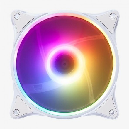 Hiditec ventilador gaming argb-n-18 white 120 mm