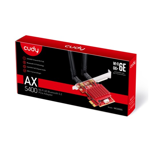 WIRELESS LAN PCI-E CUDY AX5400 WIFI 6E