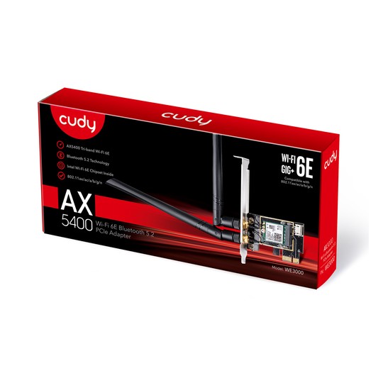 WIRELESS LAN PCI-E CUDY AX5400 WIFI 6E