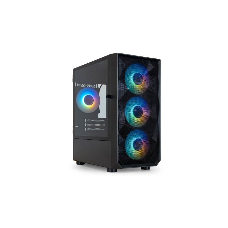 Caja Minitorre Microatx Seizure Negro Tooq