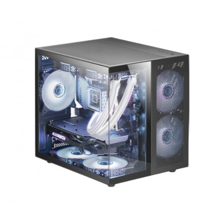 Caja Minitorre Microatx Mcnovam Negro Mars Gaming