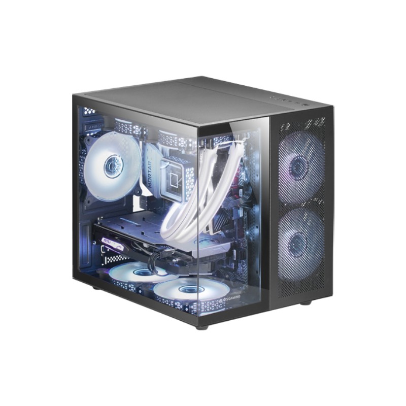 Caja Minitorre Microatx Mcnovam Negro Mars Gaming