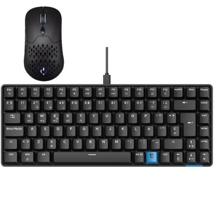 Hiditec teclado gm1k switch red + raton gx30 pro