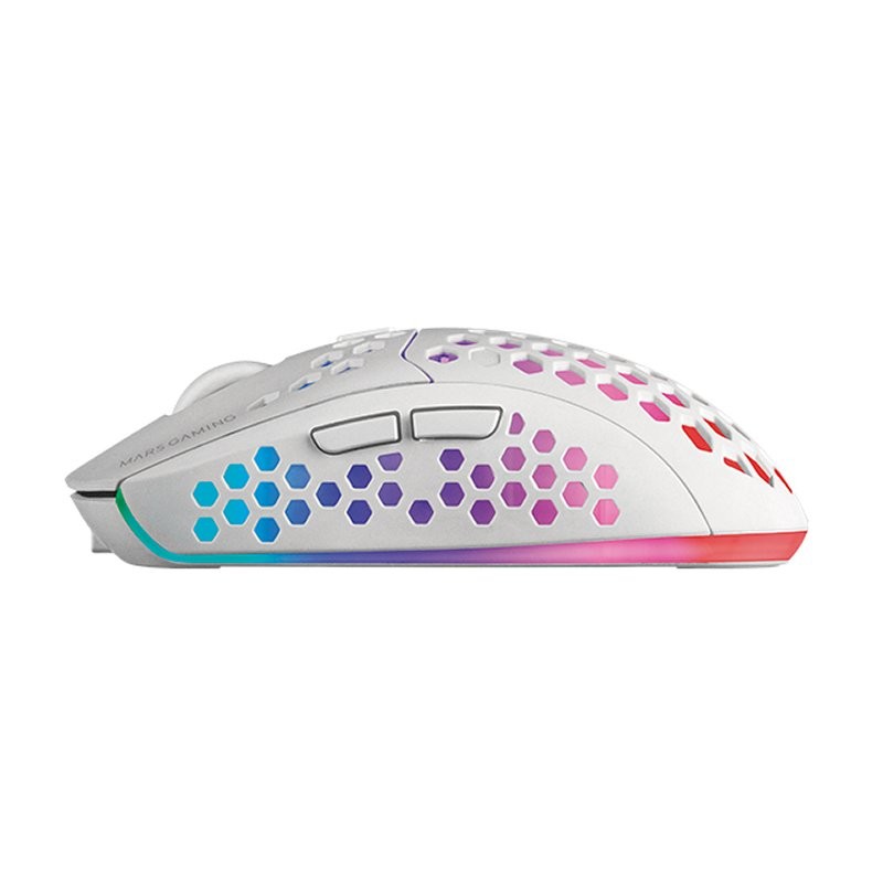 Mars gaming raton inalámbrico mmw3  79g  white