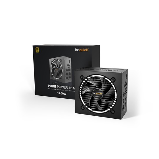 FUENTE ATX 1200W BE QUIET PURE POWER 12M 80+GOLD/PCIE-5/120