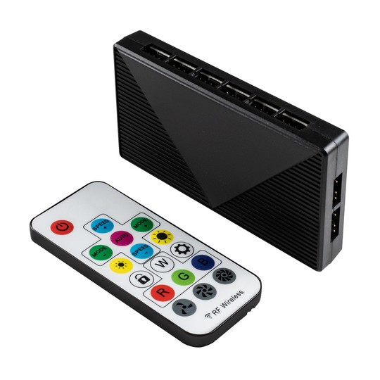 KIT 3XVENTILADORES UNYKACH RING LED ARGB 120MM  51801